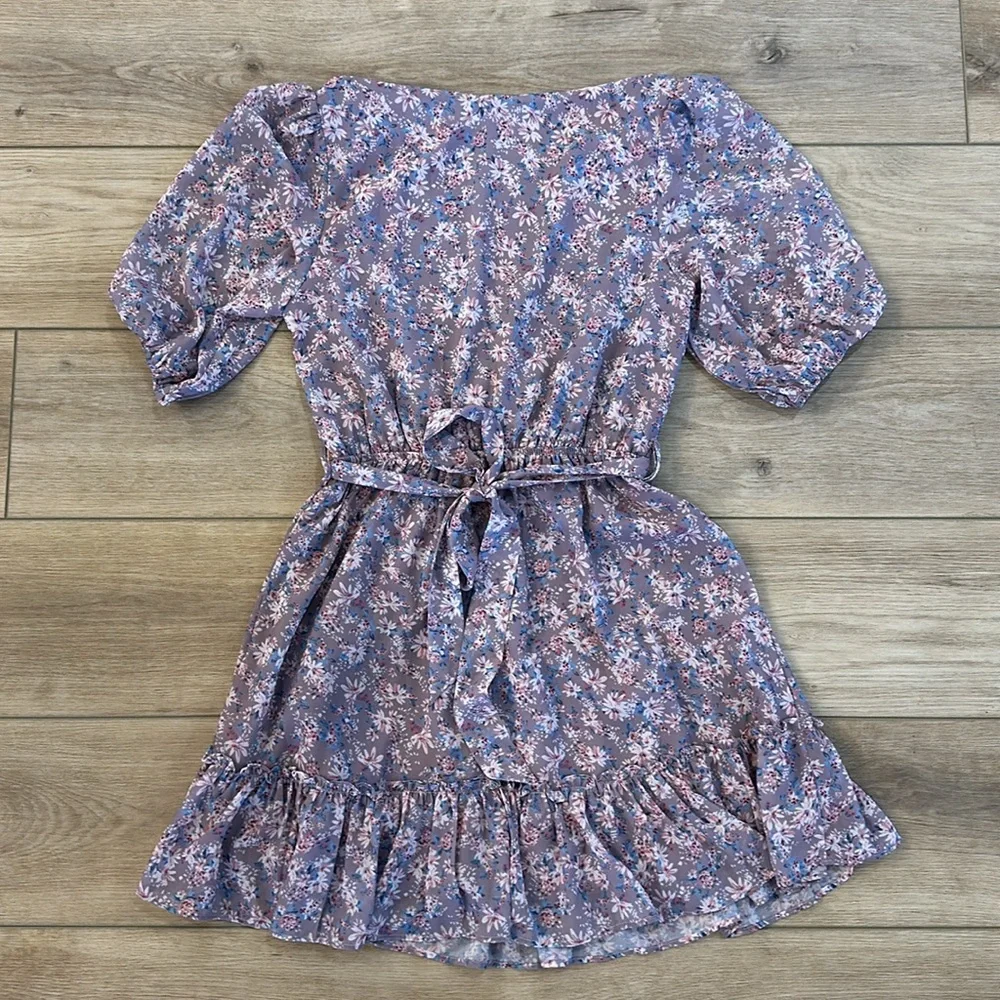 Mortise and Market Wrap Mini Dress - Picture 8 of 8